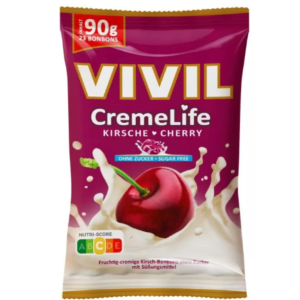 Vivil CremeLife Wiśnia bez cukru 90g